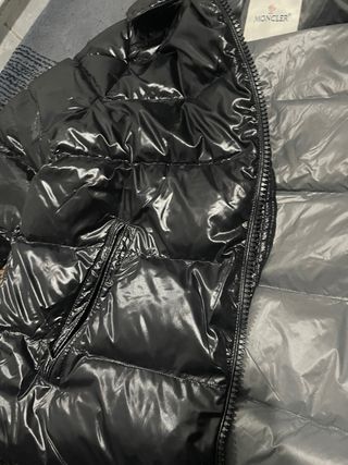 Abrigo Moncler Negro Talla M Con Etiquetas