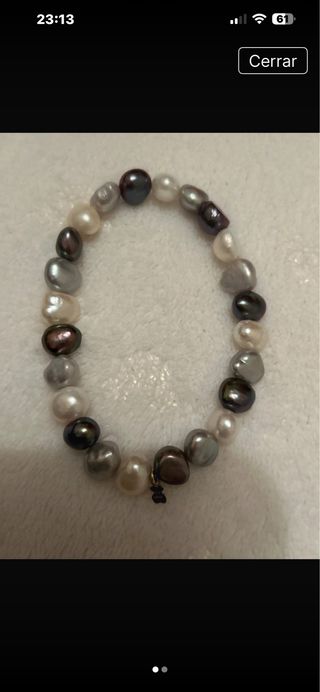 Pulsera Tous Perlas Elástica