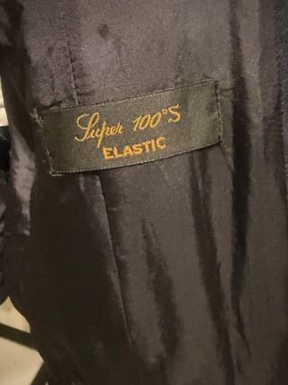 Blazer azul marino elegante mujer