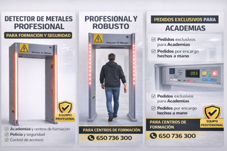 Detector de Metales para Academias