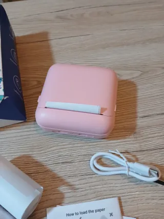 Mini Impresora Térmica Portátil LeFuXin Rosa