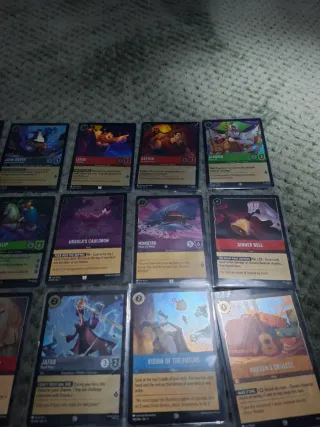 Lote Cartas Lorcana Foil