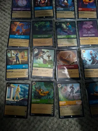 Lote Cartas Lorcana Foil