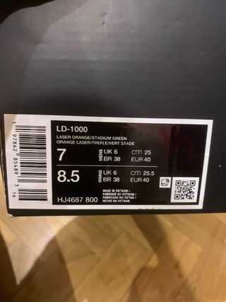 Zapatillas nike LD-1000 amarillas talla 40