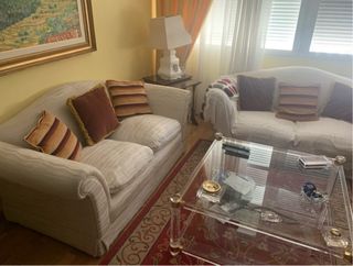 2 Sofas clásicos 3 plazas madera maciza