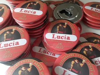 Abridor imán Comunión personalizado