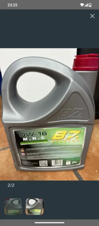 Aceite Motor BZ 0W-16 MNC Full Synthetic 5L