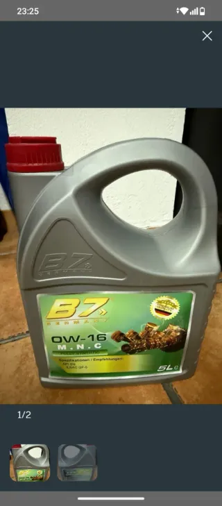 Aceite Motor BZ 0W-16 MNC Full Synthetic 5L