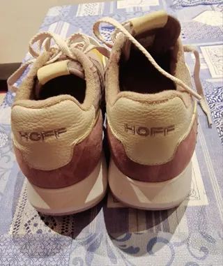 Zapatillas HOFF rosas y amarillas