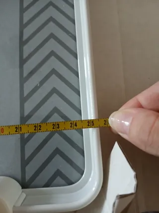 Vassoio con manici decorato