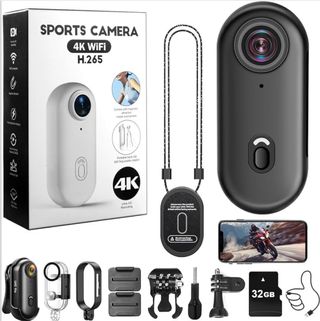 Mini camara deportiva 4k wifi
