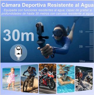 Mini camara deportiva 4k wifi