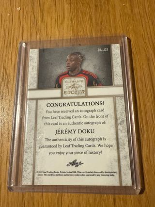 AUTOGRAFO /9 - Doku (Belgica)