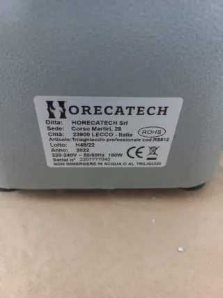 Tritaghiaccio Horecatech