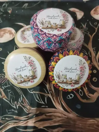 Velas artesanales decoradas y ritualizadas