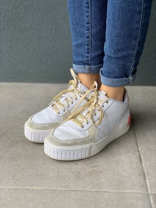 Tênis Puma Cali Rosa e Branco