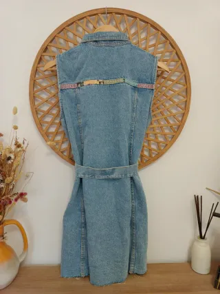 Vestido vaquero patchwork Talla L