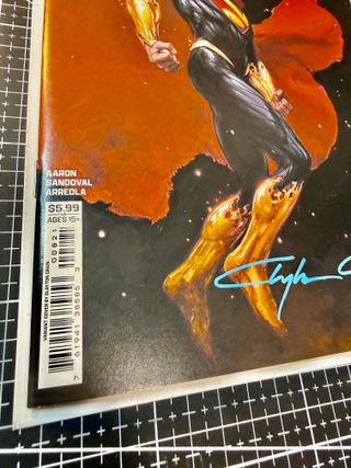 Comic USA Absolute Superman #8 Firma C. Crain +COA