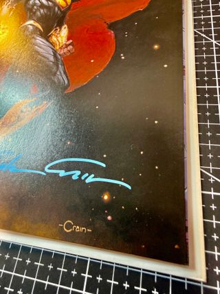 Comic USA Absolute Superman #8 Firma C. Crain +COA