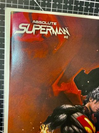 Comic USA Absolute Superman #8 Firma C. Crain +COA