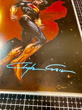 Comic USA Absolute Superman #8 Firma C. Crain +COA