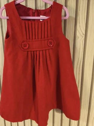 Vestido rojo infantil