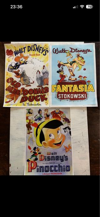 Locandine film Disney storiche