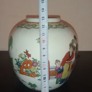 Vaso Porcellana Macao Dipinto a Mano