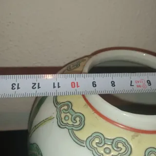 Vaso Porcellana Macao Dipinto a Mano