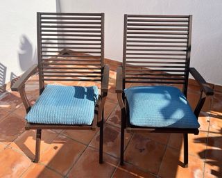 Mesa y 4 Sillas Teca Exterior