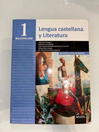 Libro de Lengua 1 bachillerato