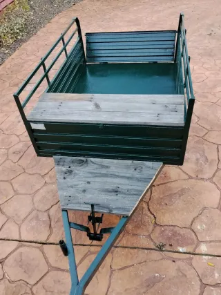 Remolque para motocultor/mula mecánica