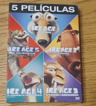 Pack 5 Películas Ice Age DVD