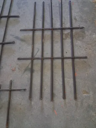 Rejas antiguas sin soldadura