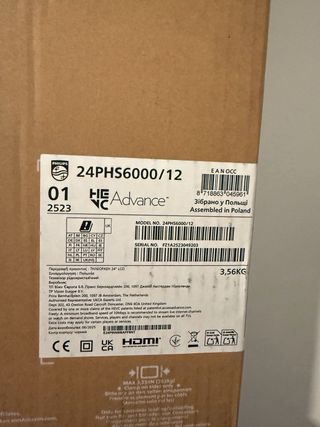 Philips 24 HD LED Smart TV 6000 Series