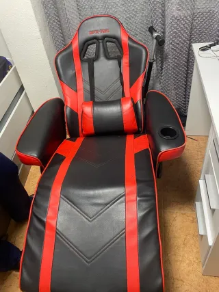 Silla Gaming Negra y Roja