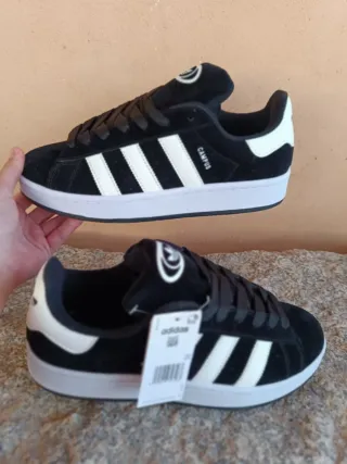 Zapatillas Adidas Campus 00s Negras y Blancas