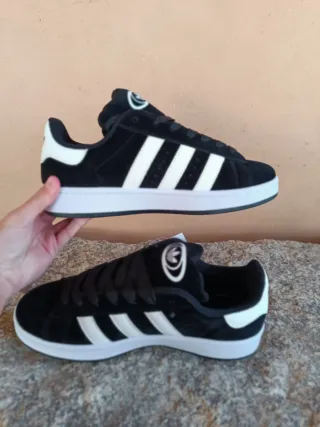Zapatillas Adidas Campus 00s Negras y Blancas