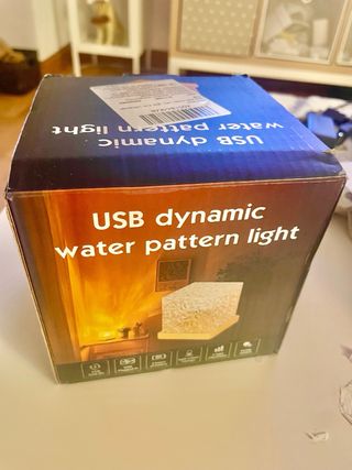 Lampara LED Ondas de Agua