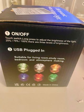 Lampara LED Ondas de Agua