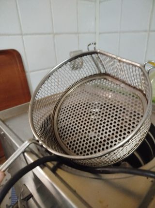 Freidora de acero inoxidable