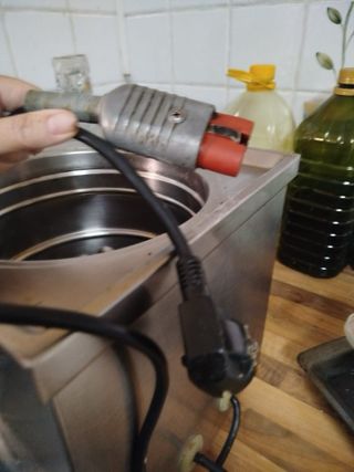 Freidora de acero inoxidable