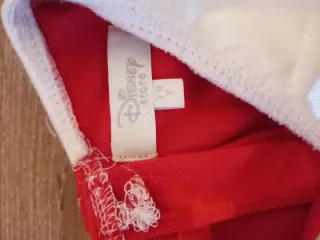 Vestito Minnie Pois Rosso Bianco