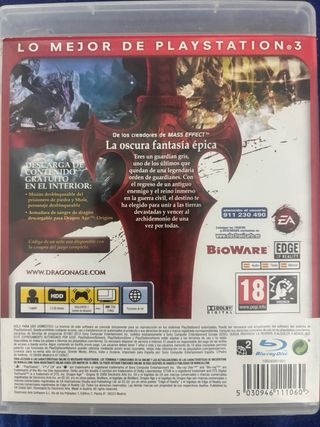 Juego PS3 Dragon Age: Origins RPG