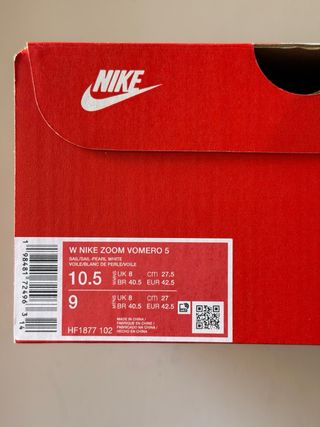 Nike Zoom Vomero 5 Sail Pearl White [42.5]