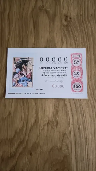 Postales Lotería Nacional Decimos  Antiguos (4 u.)