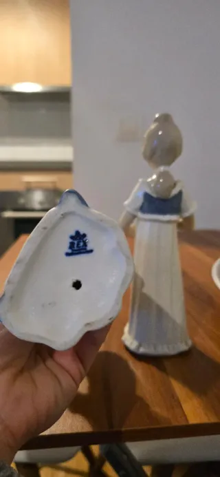 2 Figuras Porcelana Vintage Niñas