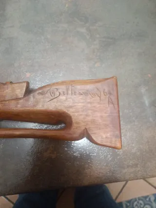 Scultura tribale donna legno