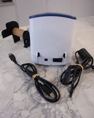 Impresora Etiquetas Brother QL600B Azul/Blanca