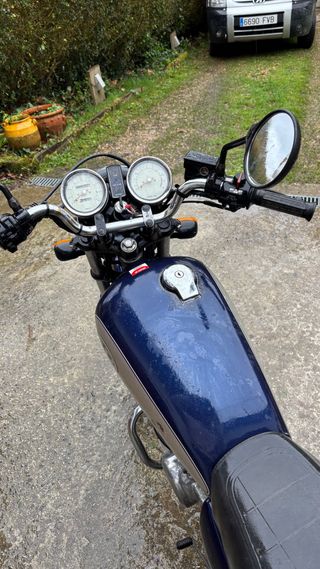 Yamaha SR 250 Classic Azul/Plata